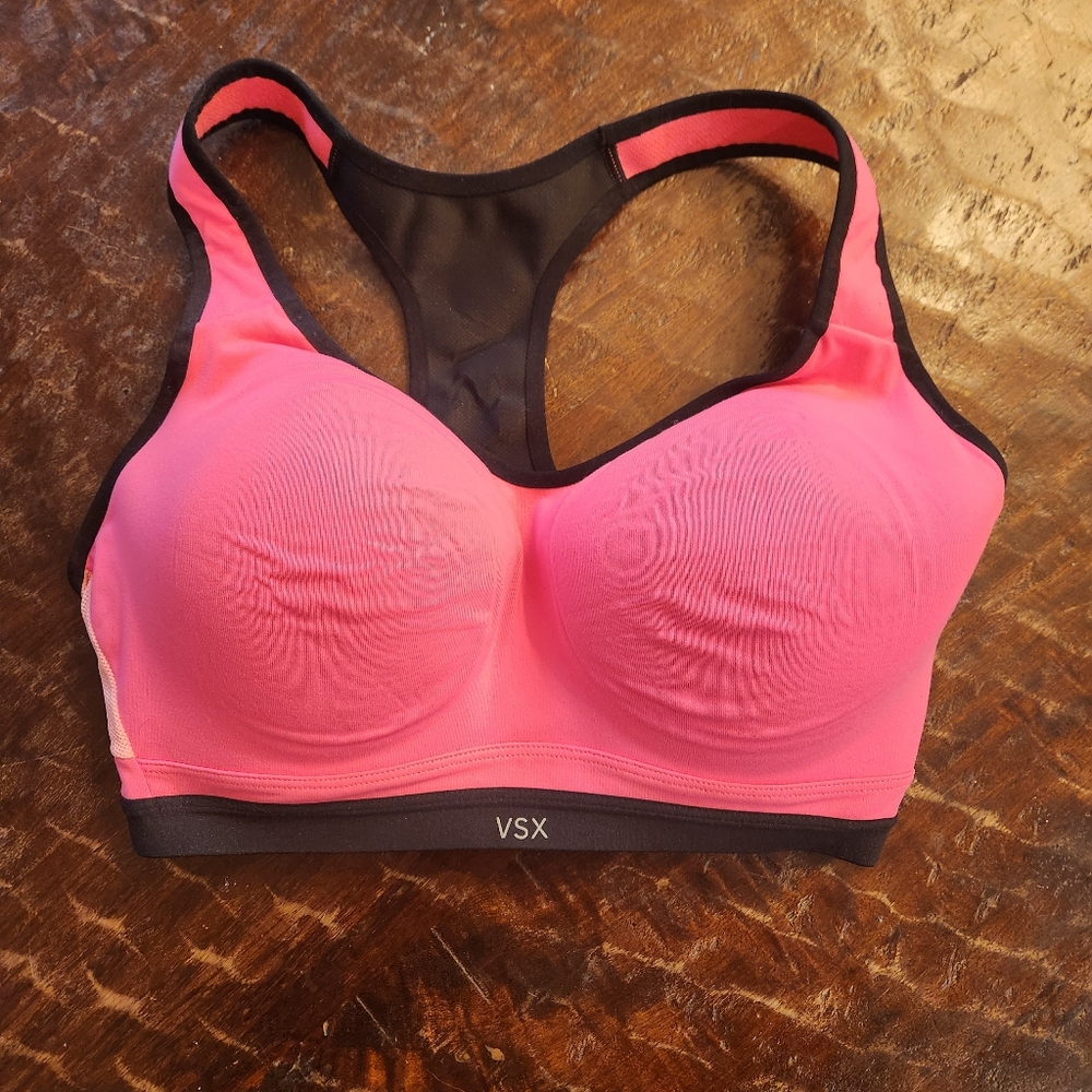 Victoria's Secret VSX Incredible Sport UW Max Support Bra Racerback 34DDD